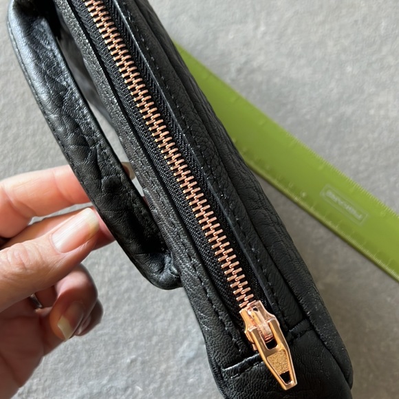 Designer Alexander wang black pebble leather dumbo clutch - Picture 9 of 12